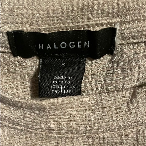 Halogen Gauzy Top in Beige - Picture 2 of 5